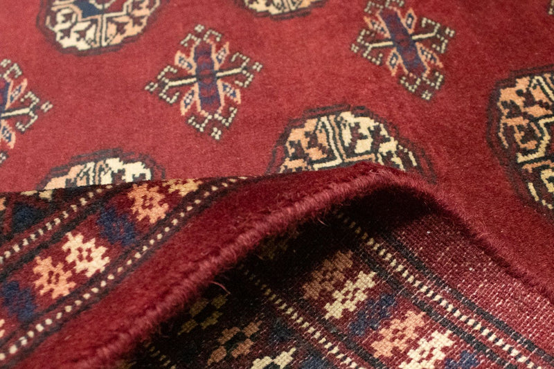 Afghan Rug - Bukhara square  - 205 x 195 cm - red