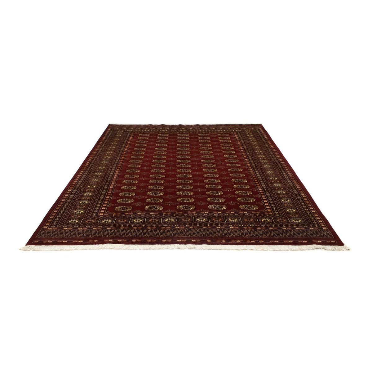 Afghan Rug - Bukhara - 240 x 203 cm - red