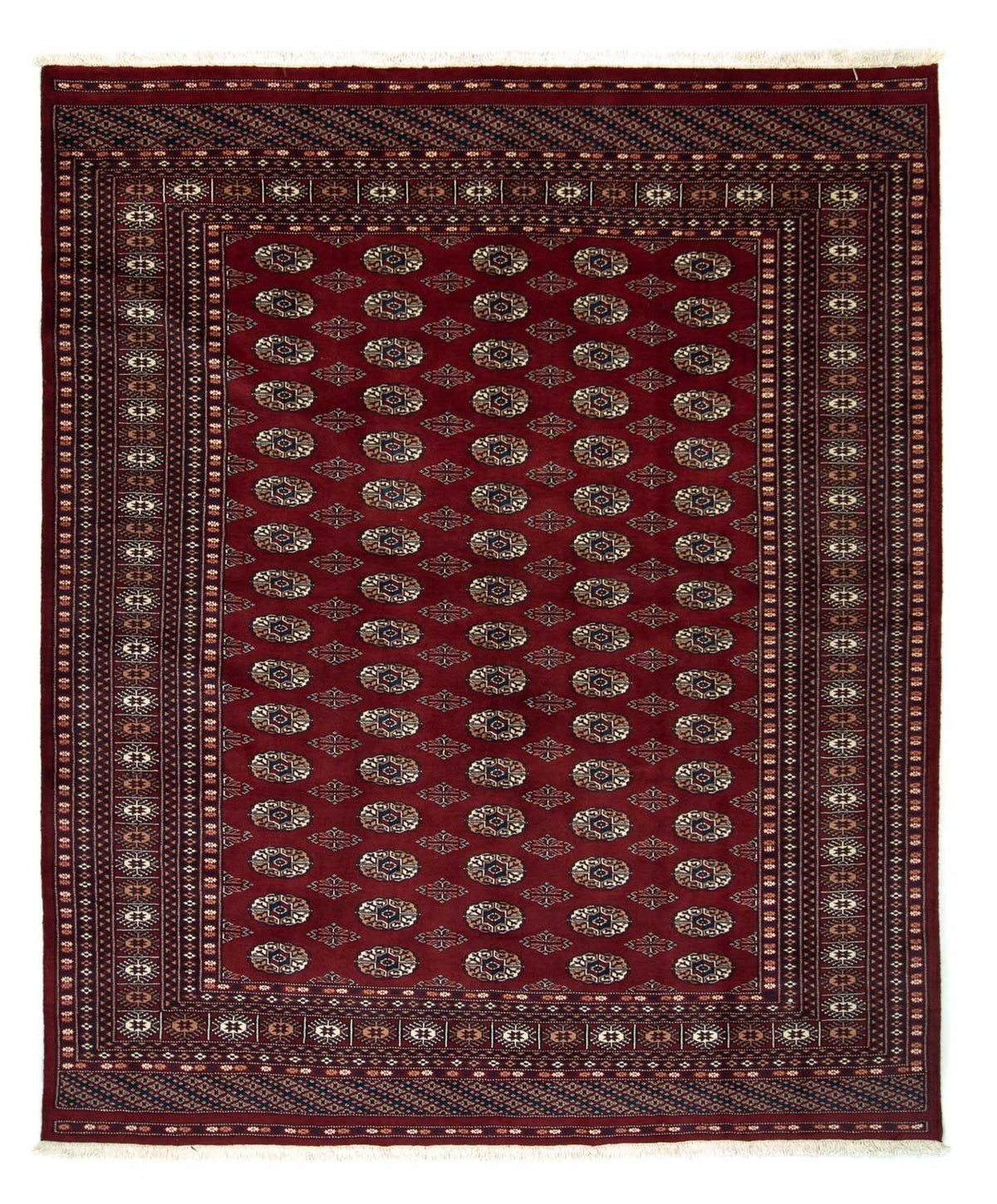 Afghan Rug - Bukhara - 240 x 200 cm - red