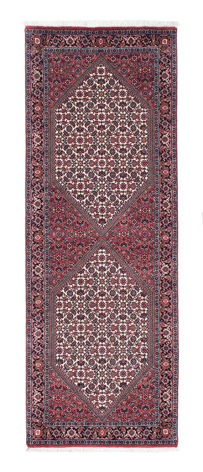 Runner Perser Rug - Bidjar - 205 x 73 cm - red