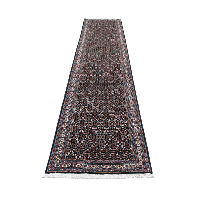 Runner Perser Rug - Tabriz - 391 x 70 cm - grey