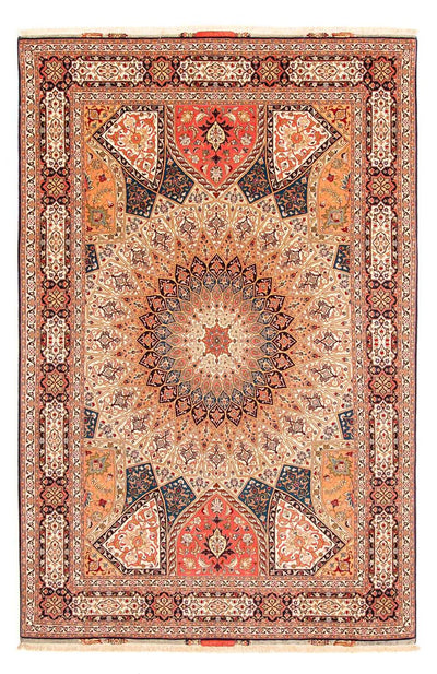 Tabriz - 50 Raj Rug 202x302cm - Persian Rugs