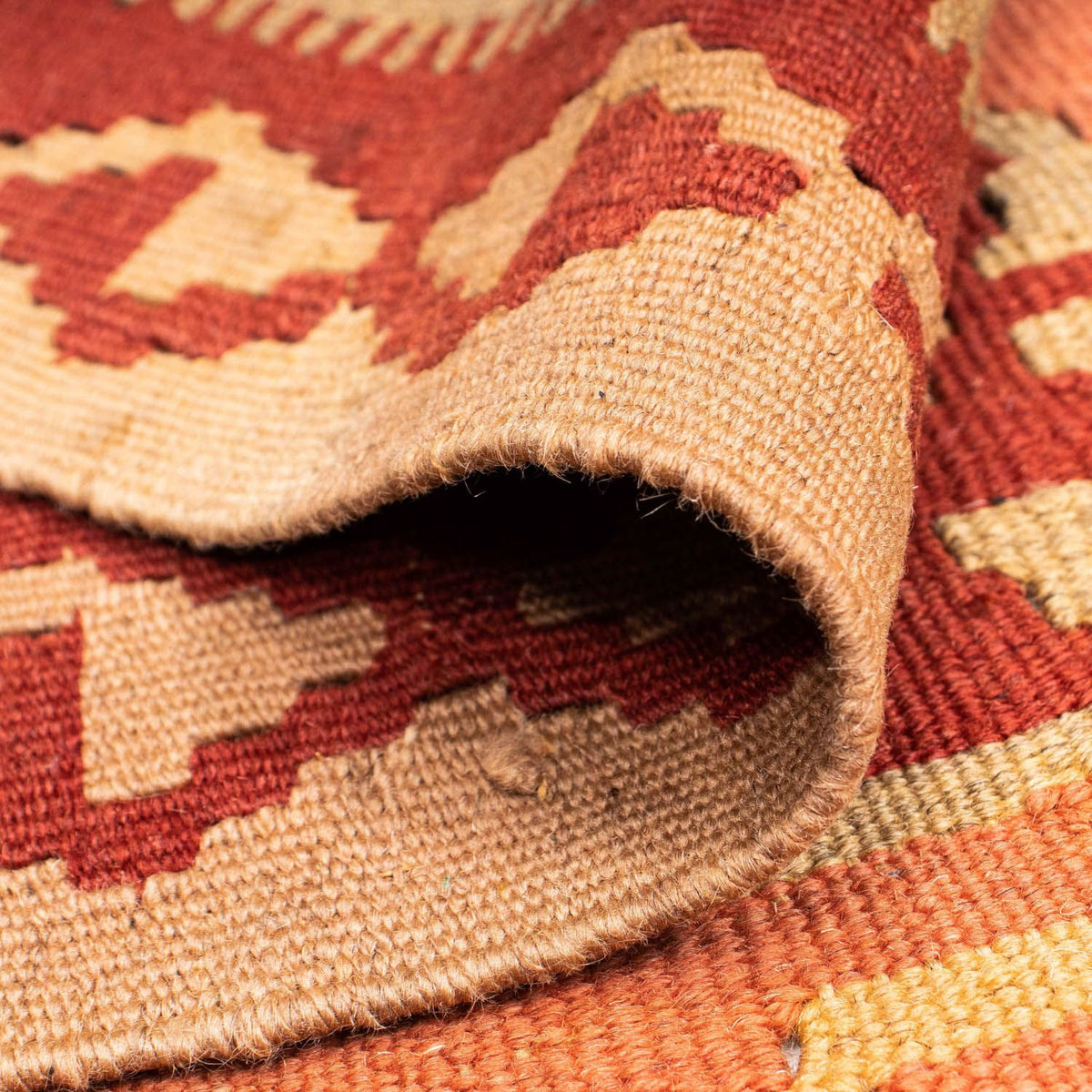 Kelim Rug - Oriental - 210 x 154 cm - orange