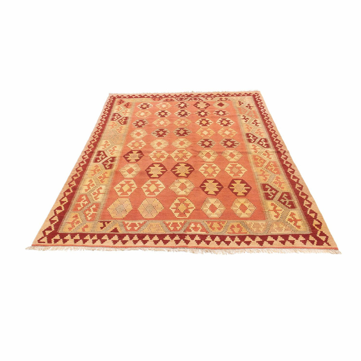 Kelim Rug - Oriental - 210 x 154 cm - orange