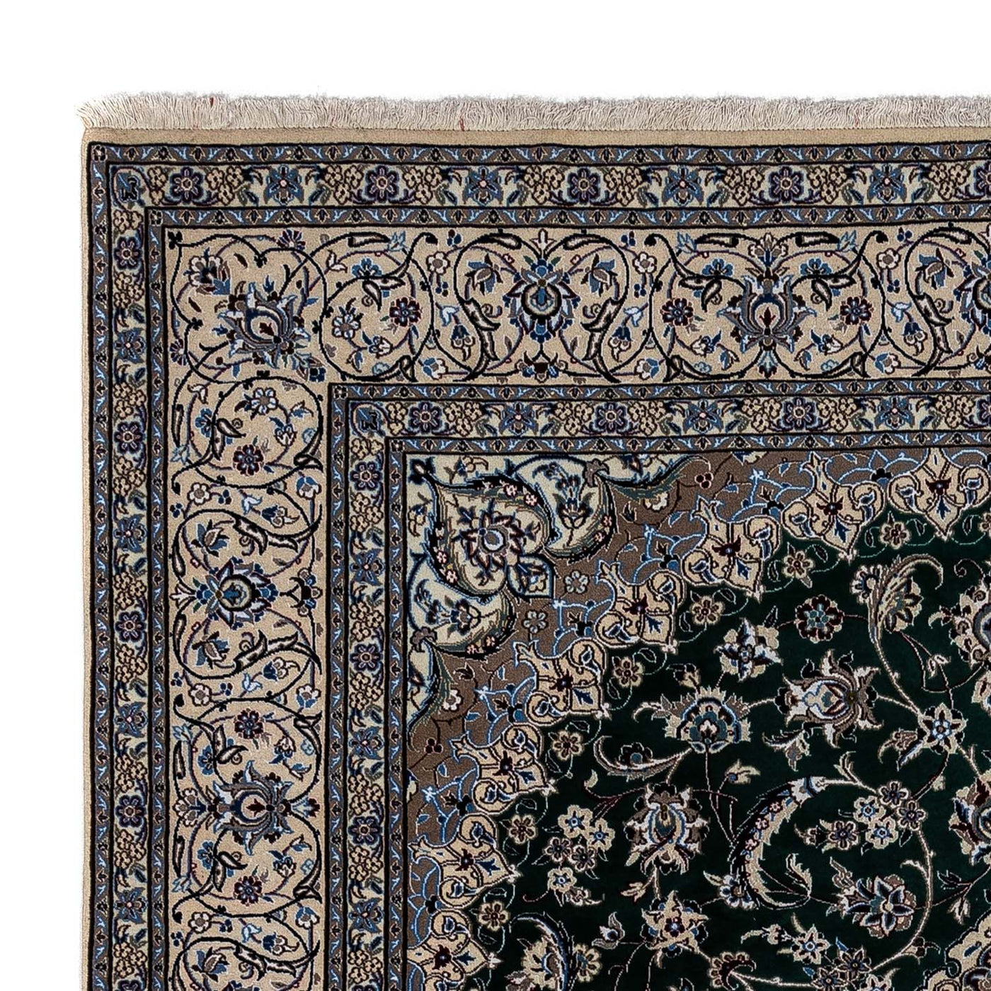 Perserteppich - Ghom 352 x 241 cm - schwarz