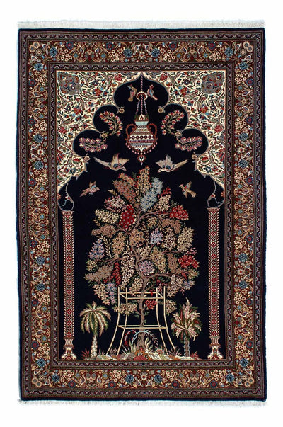 Qom Rug 139x210cm - Persian Rugs