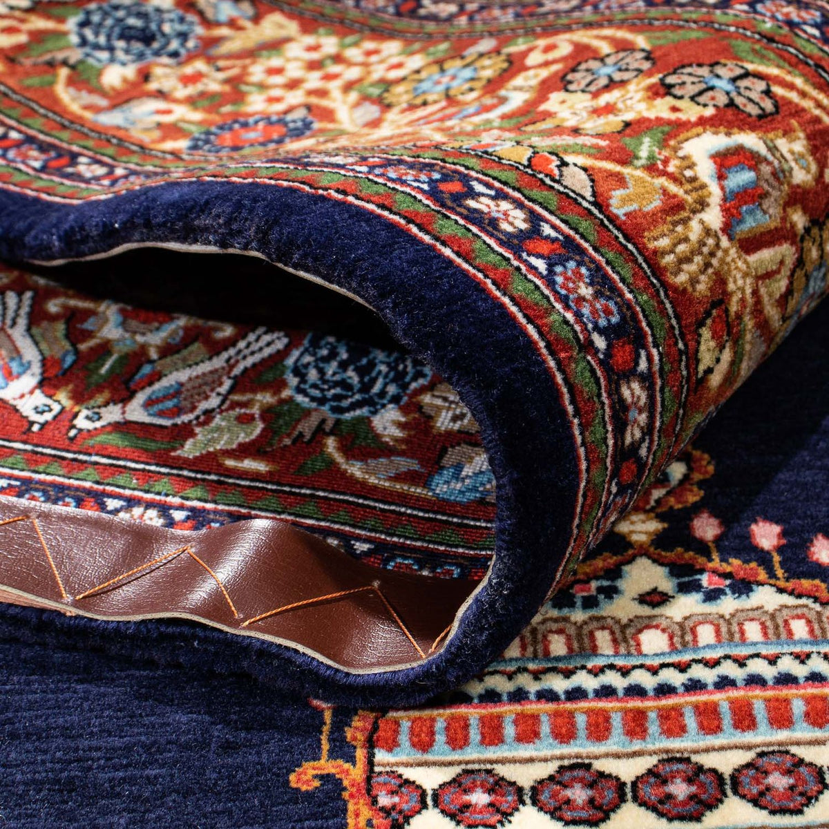 Perser Rug - Ghom - 210 x 139 cm - dark blue