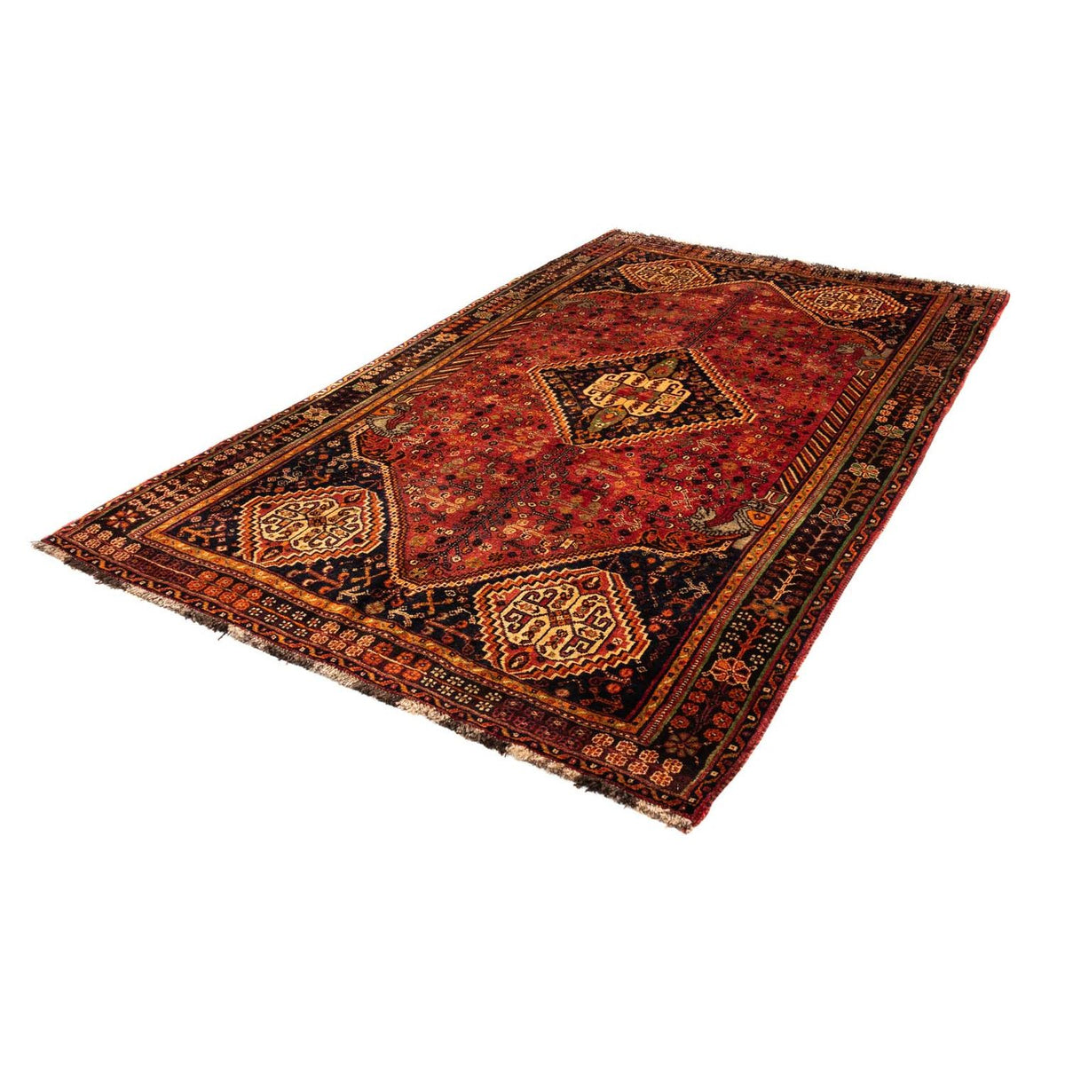Perser Rug - Nomadic - 268 x 157 cm - dark red