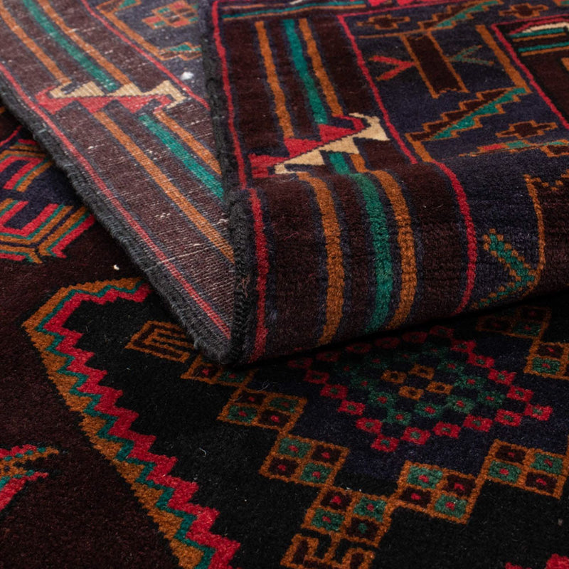 Runner Belutsch Rug - 206 x 108 cm - brown