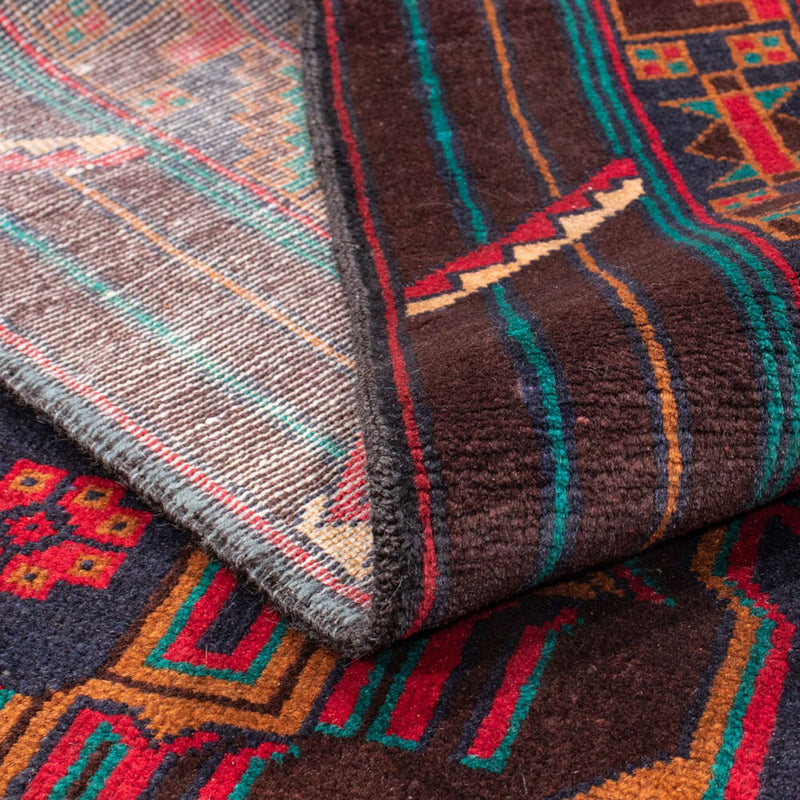 Runner Belutsch Rug - 194 x 108 cm - dark red