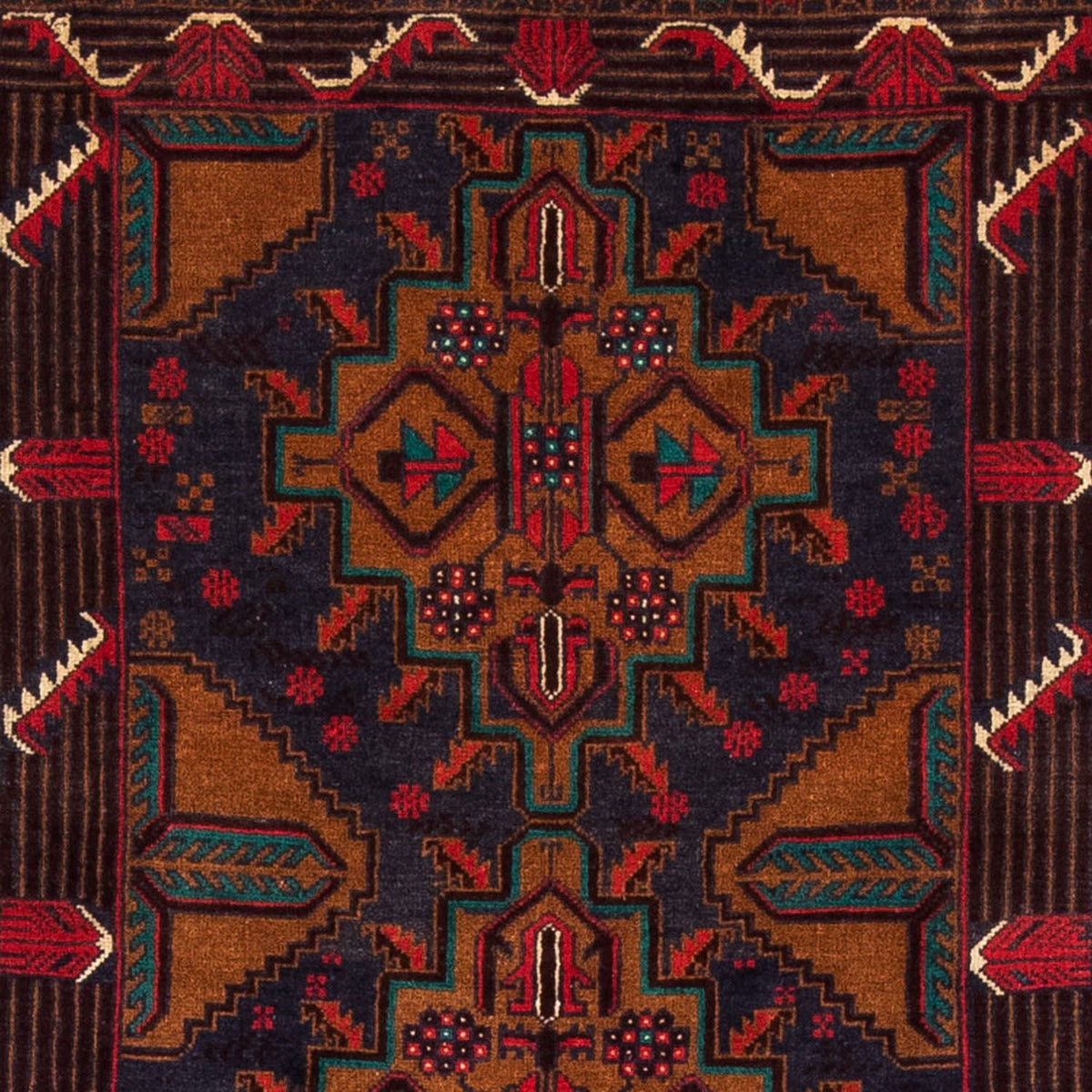 Runner Belutsch Rug - 184 x 110 cm - multicolored