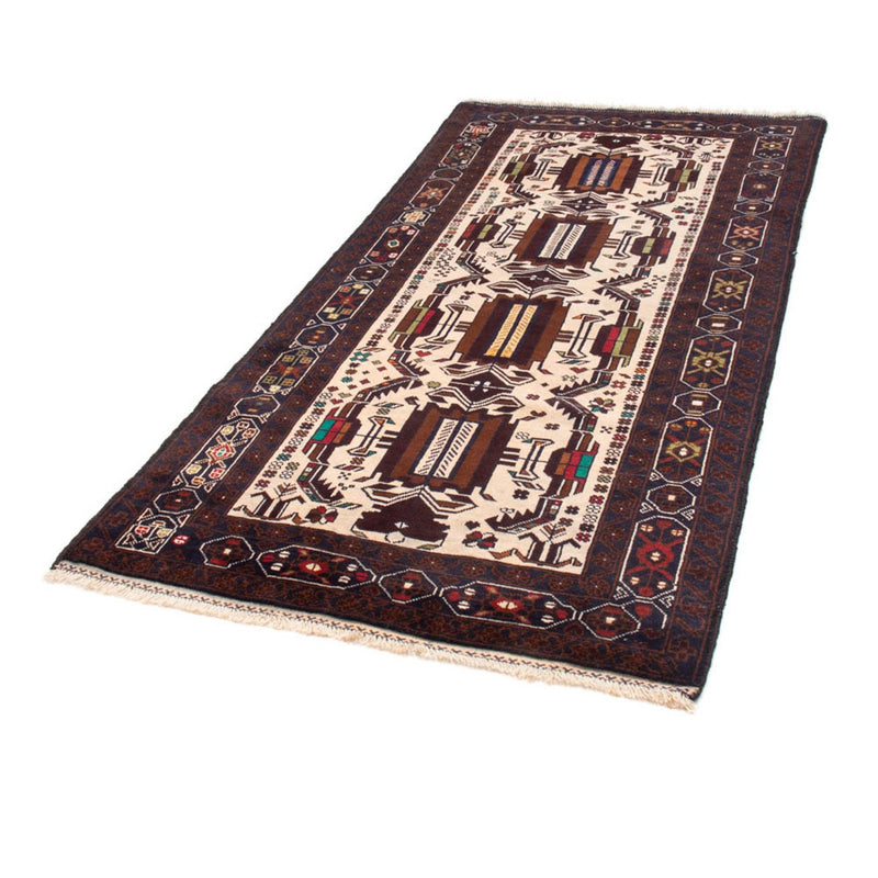 Runner Belutsch Rug - 207 x 100 cm - beige
