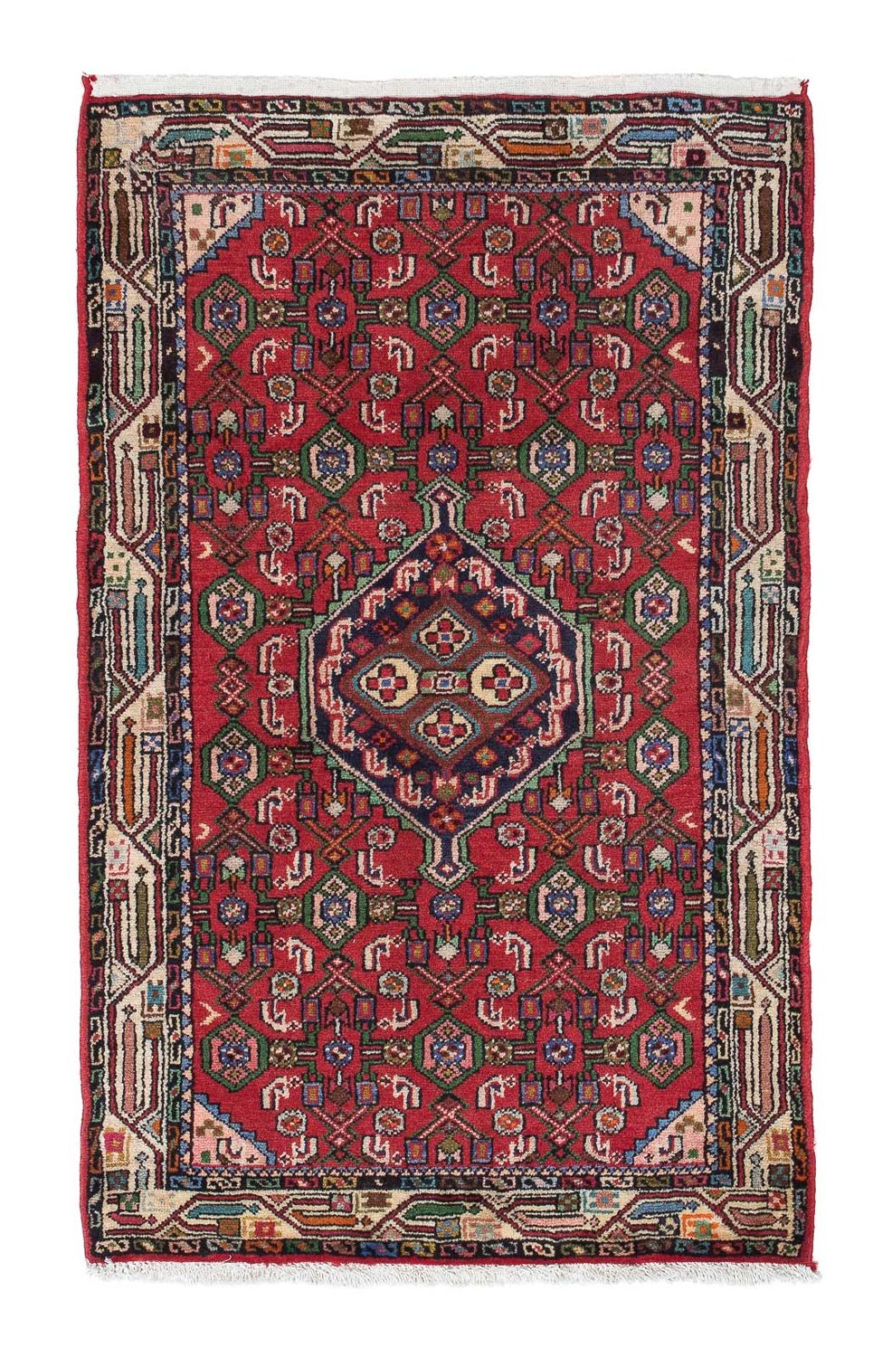 Perser Rug - Nomadic - 124 x 78 cm - red