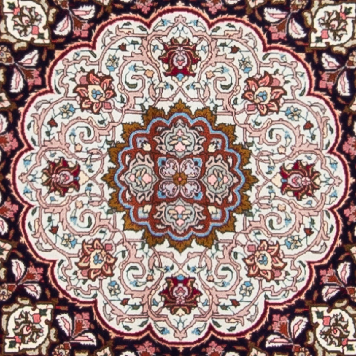 Perser Rug - Tabriz - Royal square  - 300 x 297 cm - dark red
