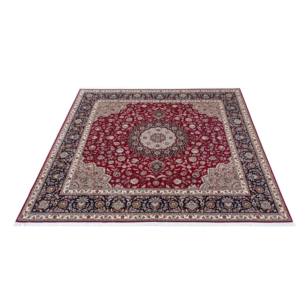 Perser Rug - Tabriz - Royal square  - 300 x 297 cm - dark red