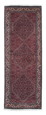Runner Perser Rug - Bidjar - 212 x 74 cm - dark red