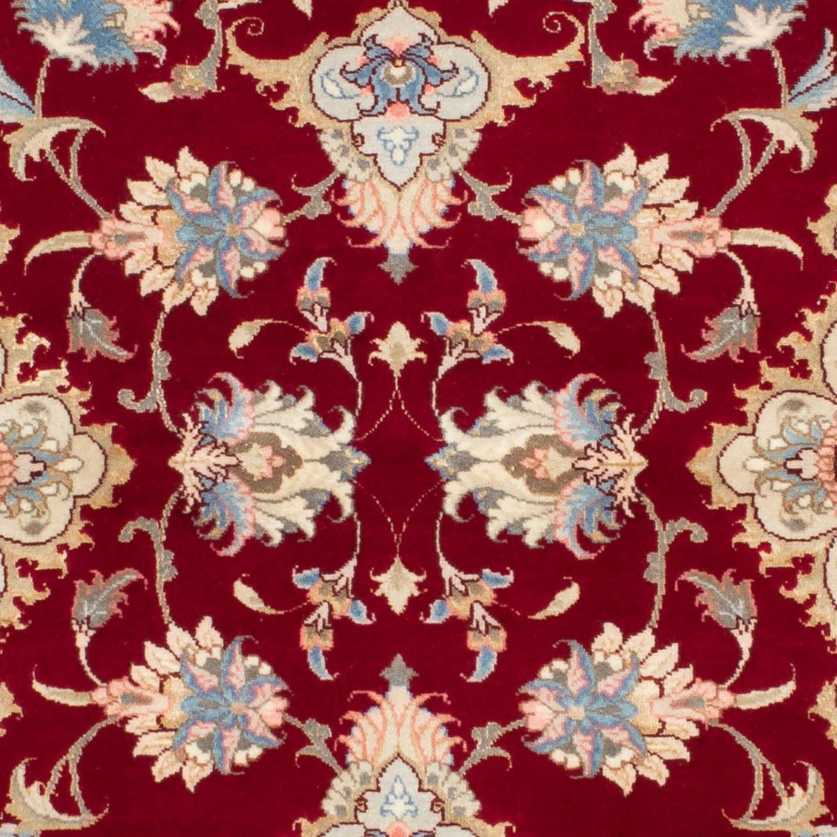 Runner Perser Rug - Tabriz - Royal - 213 x 83 cm - dark red