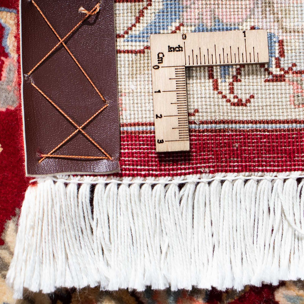 Runner Perser Rug - Tabriz - Royal - 213 x 83 cm - dark red