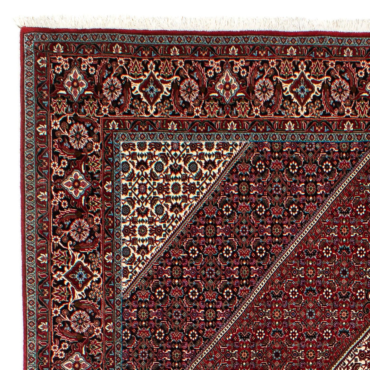 Perser Rug - Bidjar - 295 x 202 cm - dark red