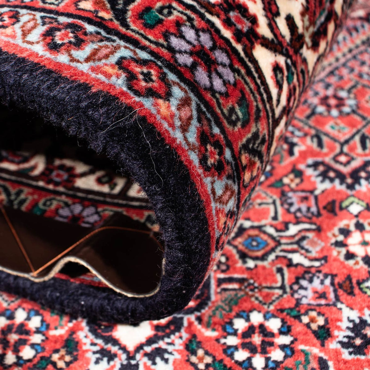 Perser Rug - Bidjar - 253 x 174 cm - light red