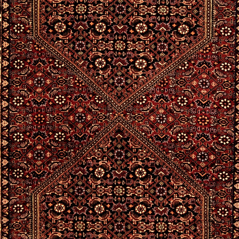 Runner Perser Rug - Bidjar - 292 x 84 cm - dark red