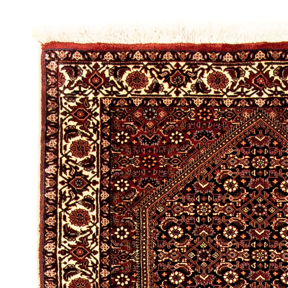 Runner Perser Rug - Bidjar - 292 x 84 cm - dark red