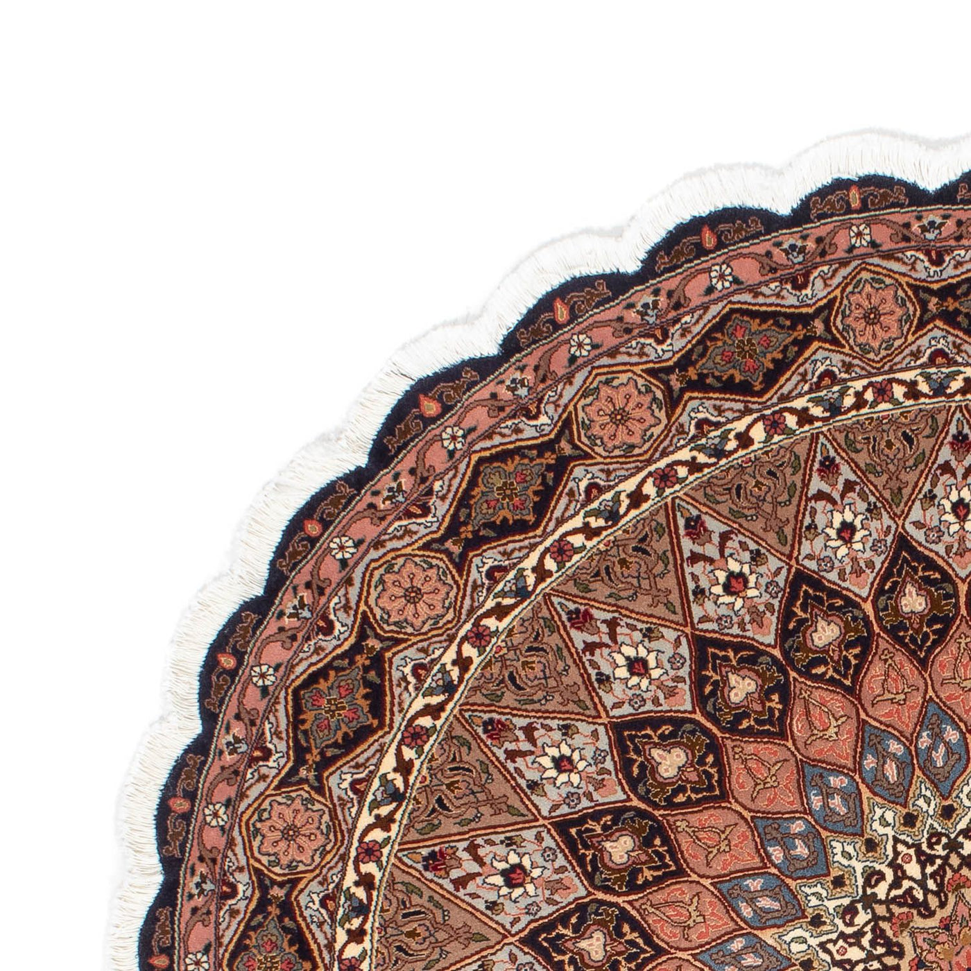 Tabriz - 50 Raj Rug 150x150cm - Persian Rugs