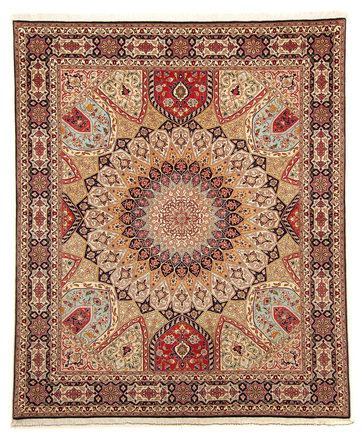 Perser Rug - Tabriz - Royal - 246 x 205 cm - multicolored