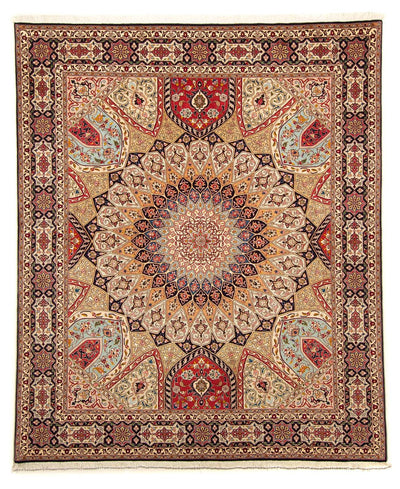 Tabriz - 50 Raj Rug 205x246cm - Persian Rugs