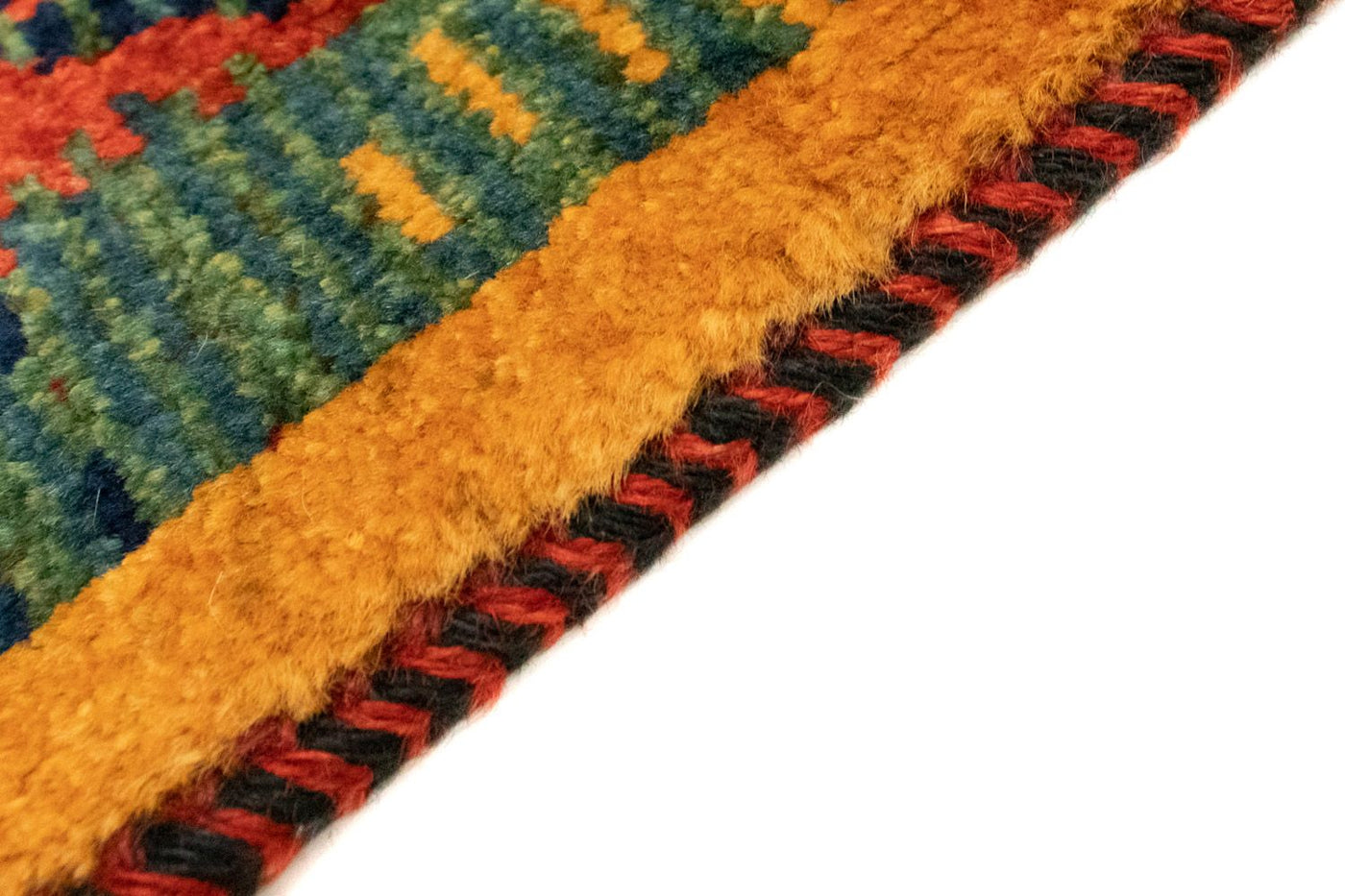 Persian Gabbeh Rug 126x69cm - Perserteppich Wollteppich
