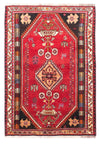 Shiraz Rug 112x166cm - Persian Rugs - Rectangle / Dark Red / 112 x 166 cm Rectangle