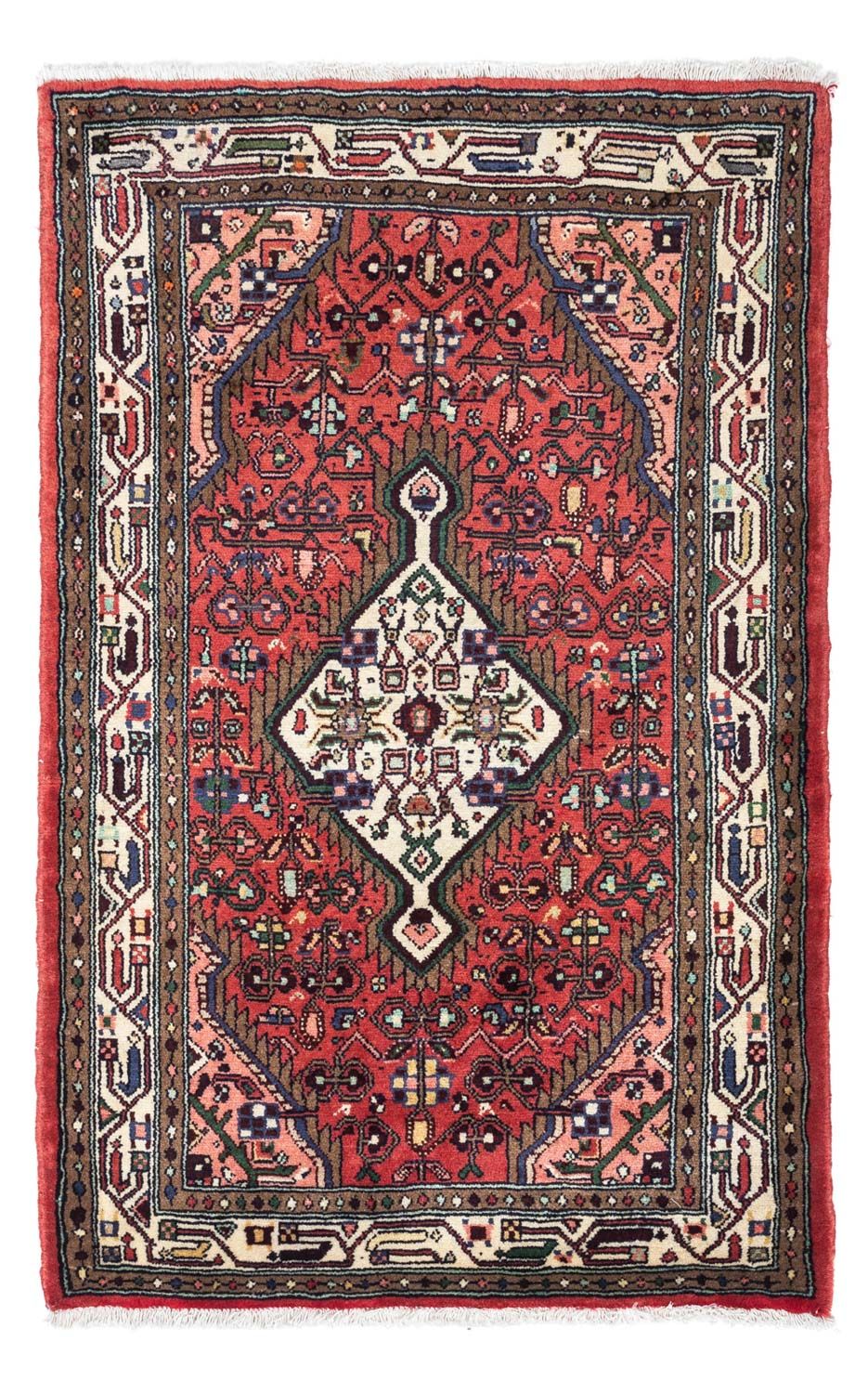 Perser Rug - Nomadic - 132 x 82 cm - red