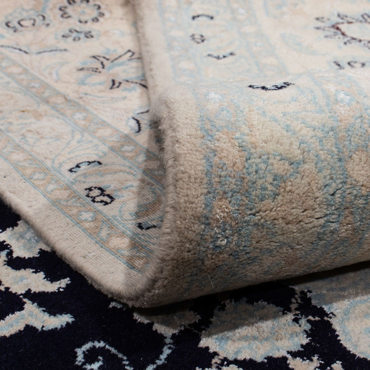 Perser Rug - Nain - 352 x 253 cm - dark blue