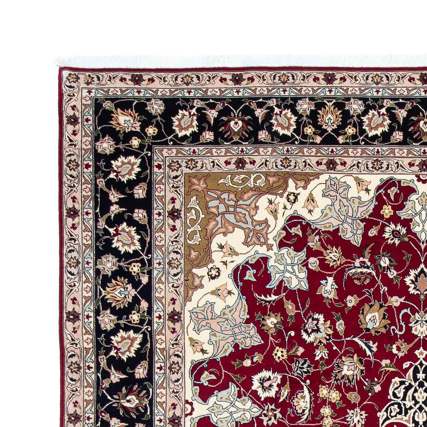 Tabriz - 50 Raj Rug 302x206cm - Persian Rugs