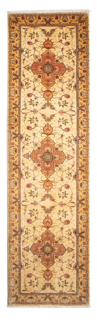 Runner Perser Rug - Tabriz - Royal - 314 x 80 cm - light brown