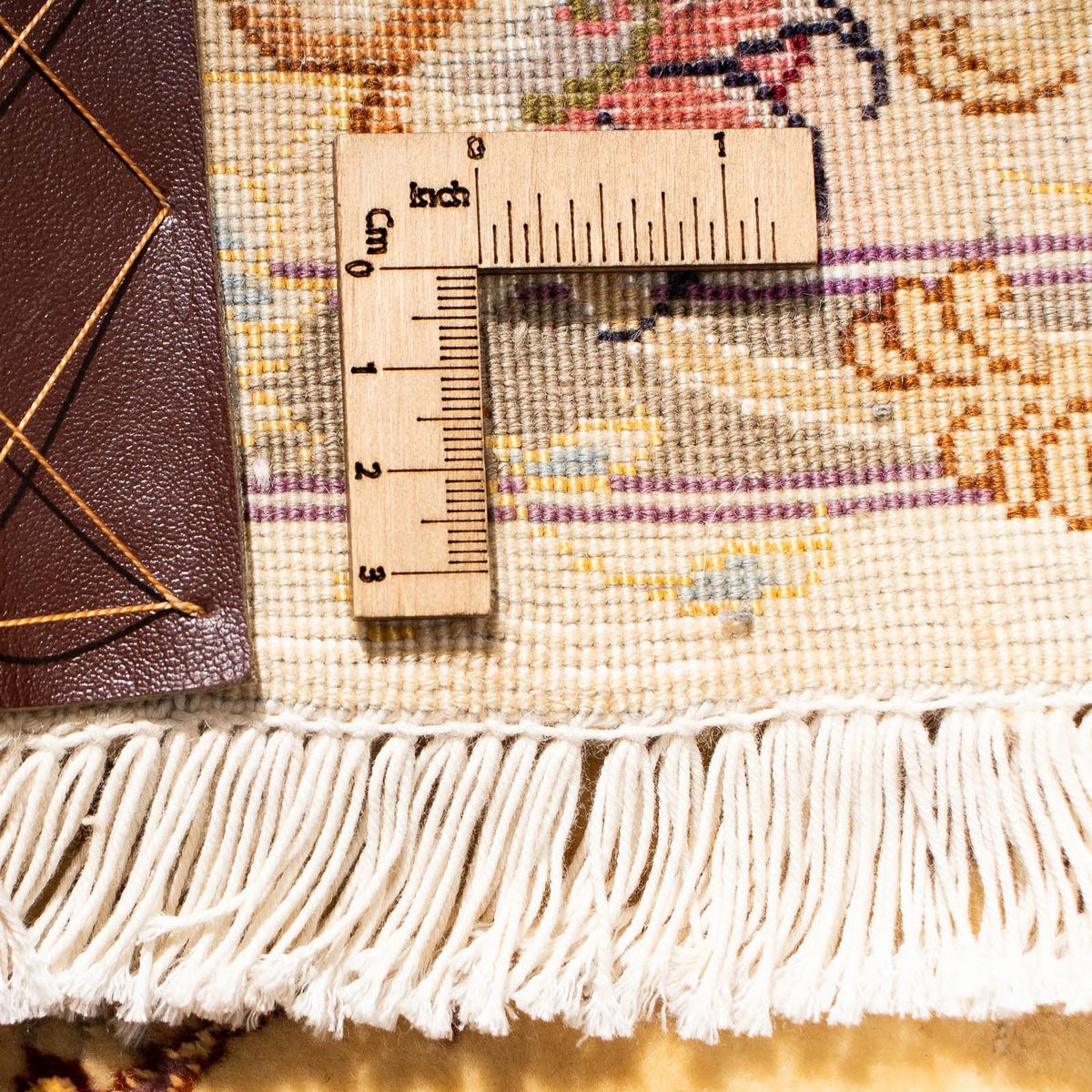 Runner Perser Rug - Tabriz - Royal - 314 x 80 cm - light brown