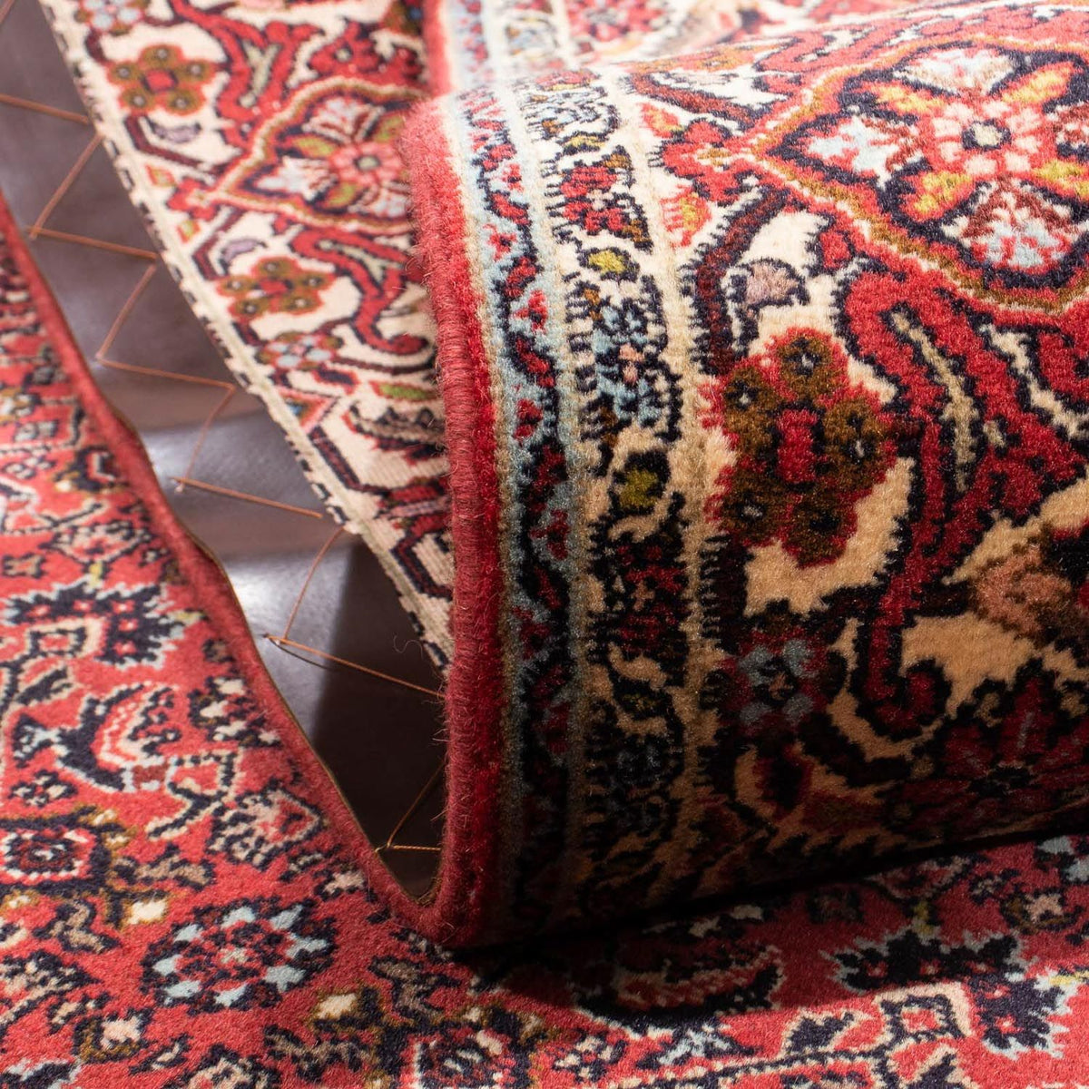 Perser Rug - Bidjar - 282 x 204 cm - dark red