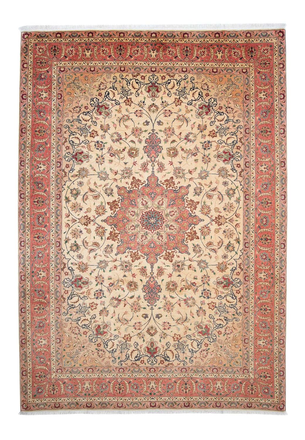 Perser Rug - Tabriz - Royal - 297 x 202 cm - light brown