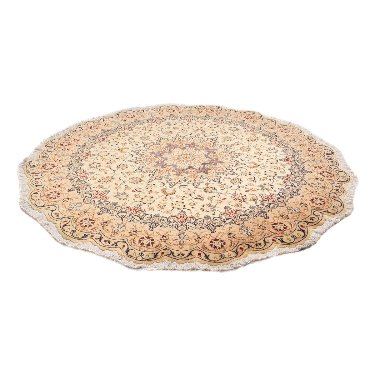 Perser Rug - Tabriz - Royal round  - 195 x 195 cm - beige