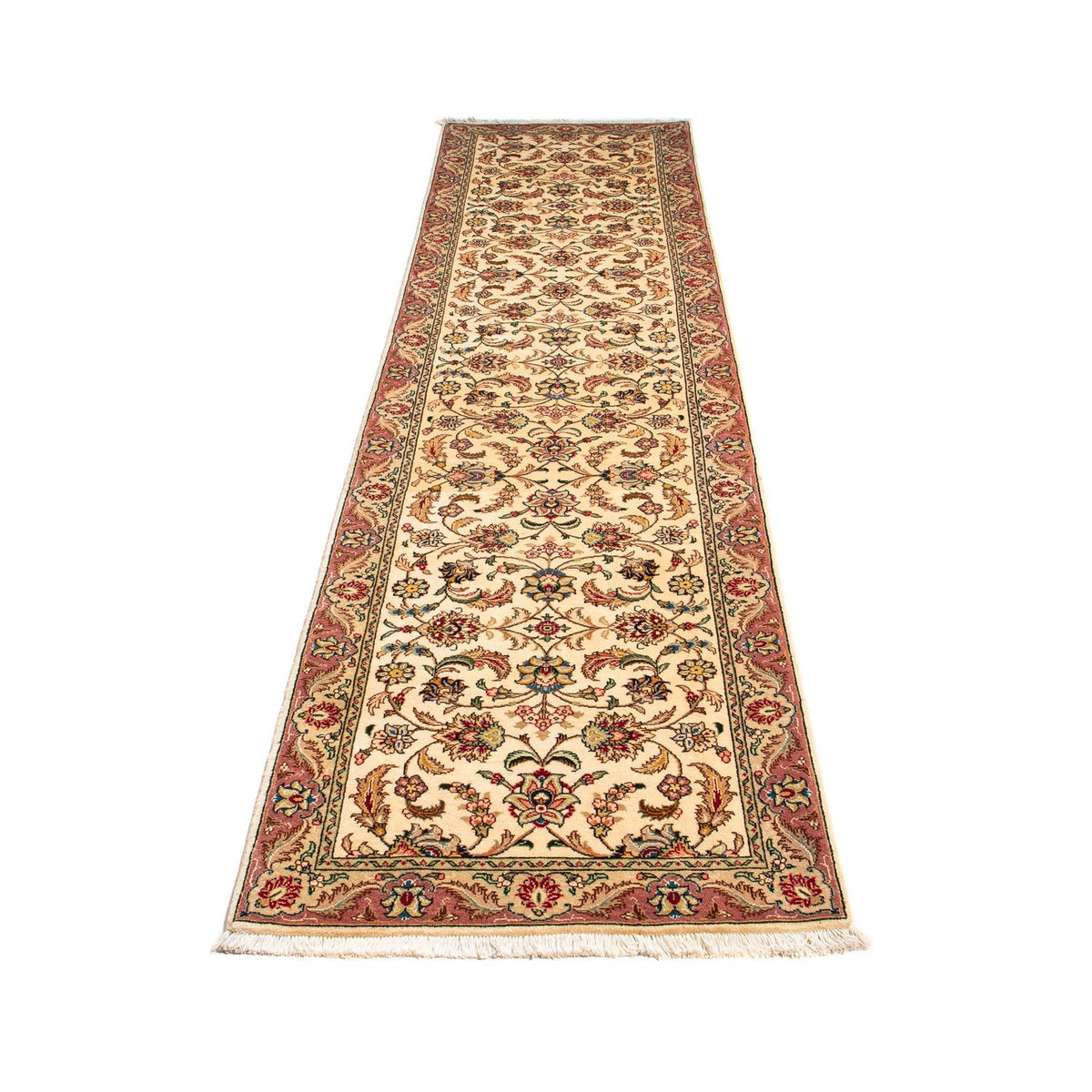 Runner Perser Rug - Tabriz - Royal - 299 x 68 cm - beige