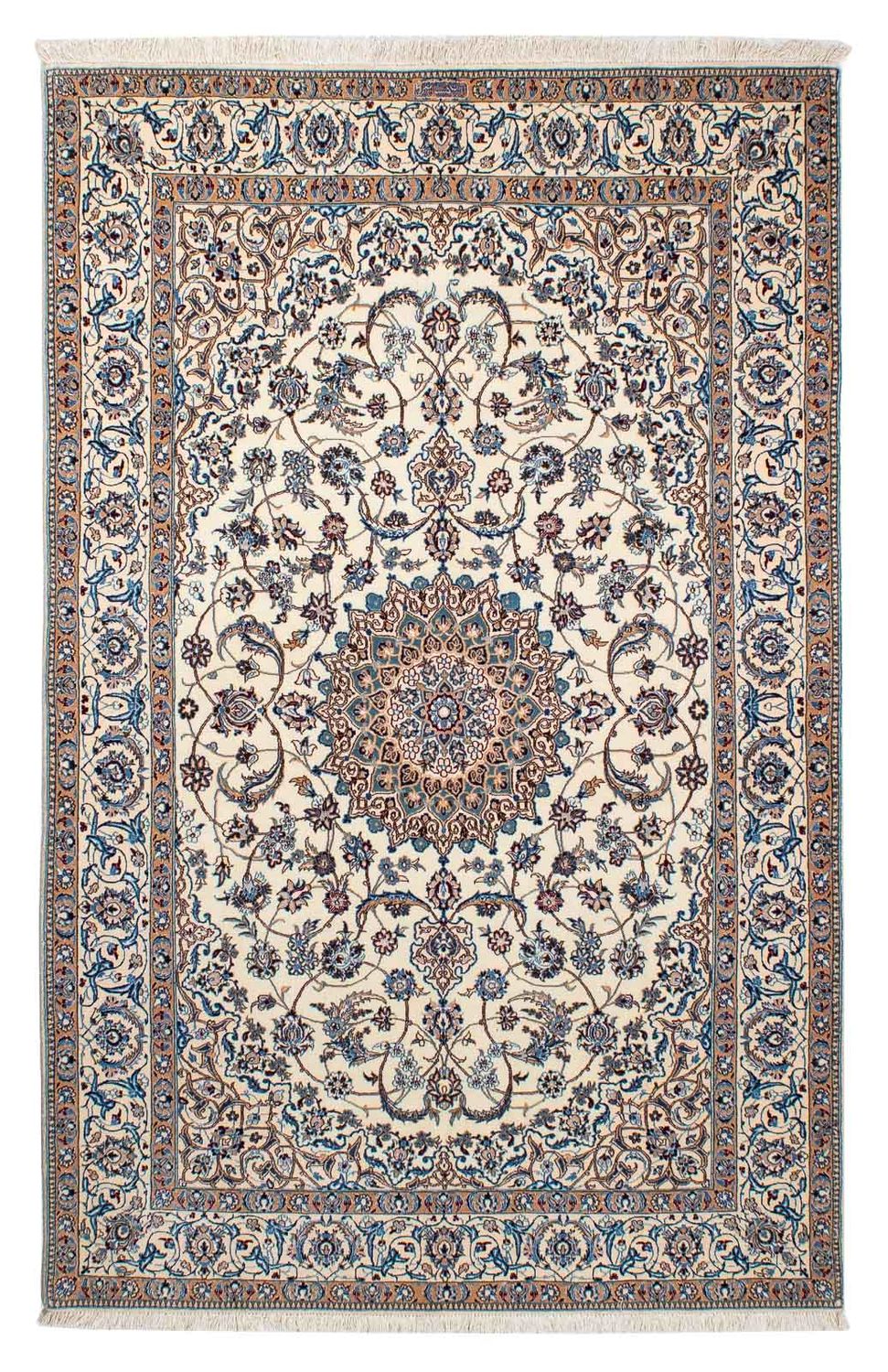 Perser Rug - Nain - Premium - 194 x 128 cm - beige