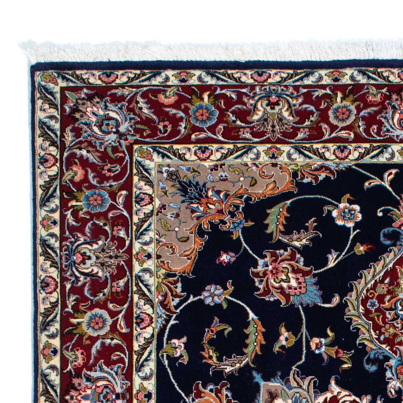 Qom Rug 198x142cm - Persian Rugs