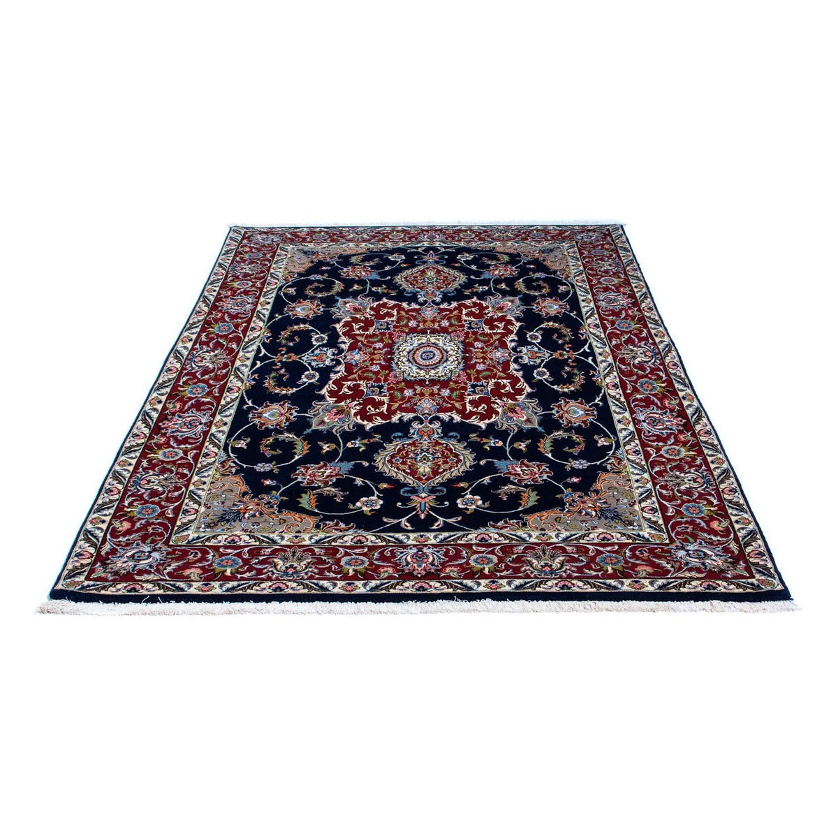 Perser Rug - Ghom - 198 x 142 cm - dark blue