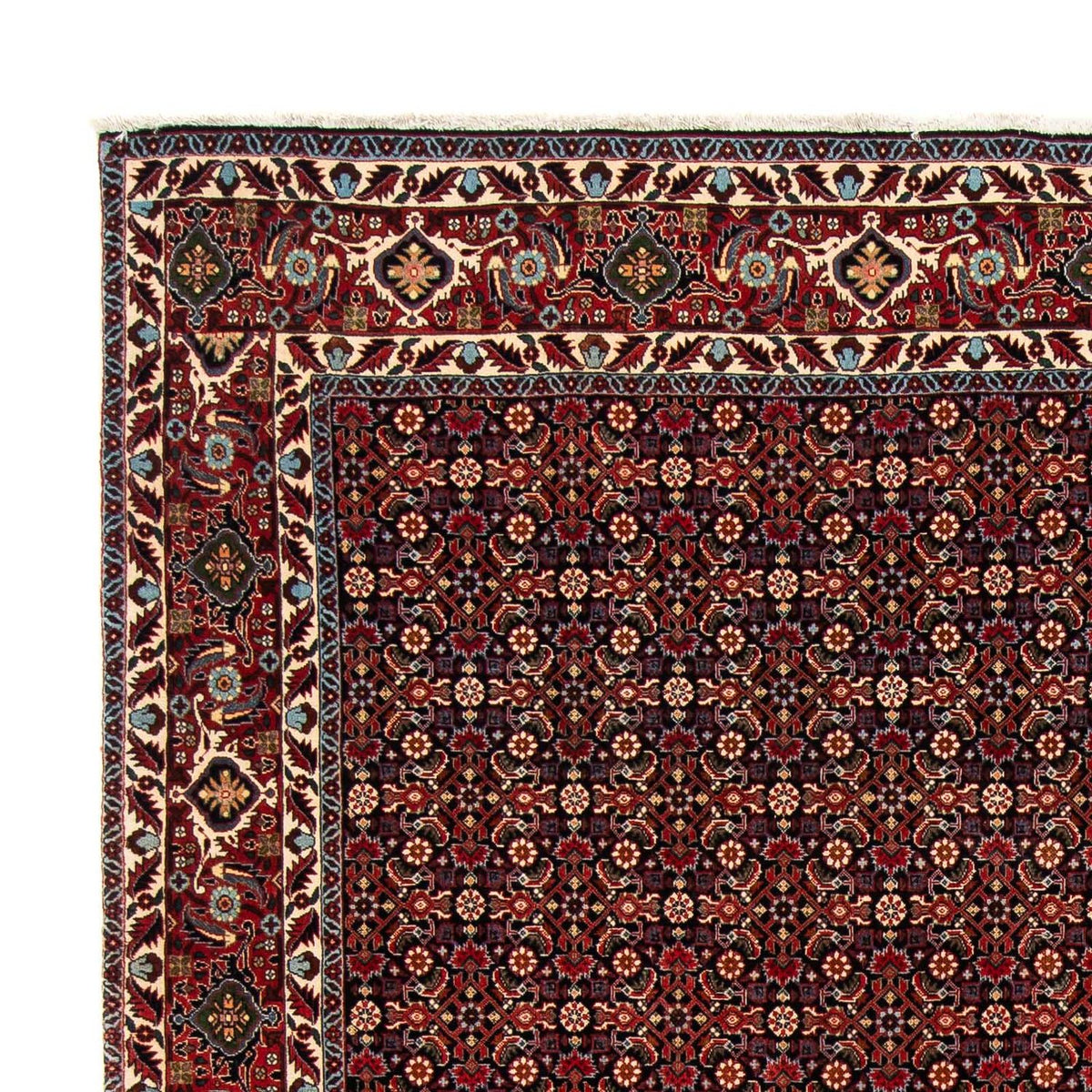 Perser Rug - Bidjar - 248 x 205 cm - dark red