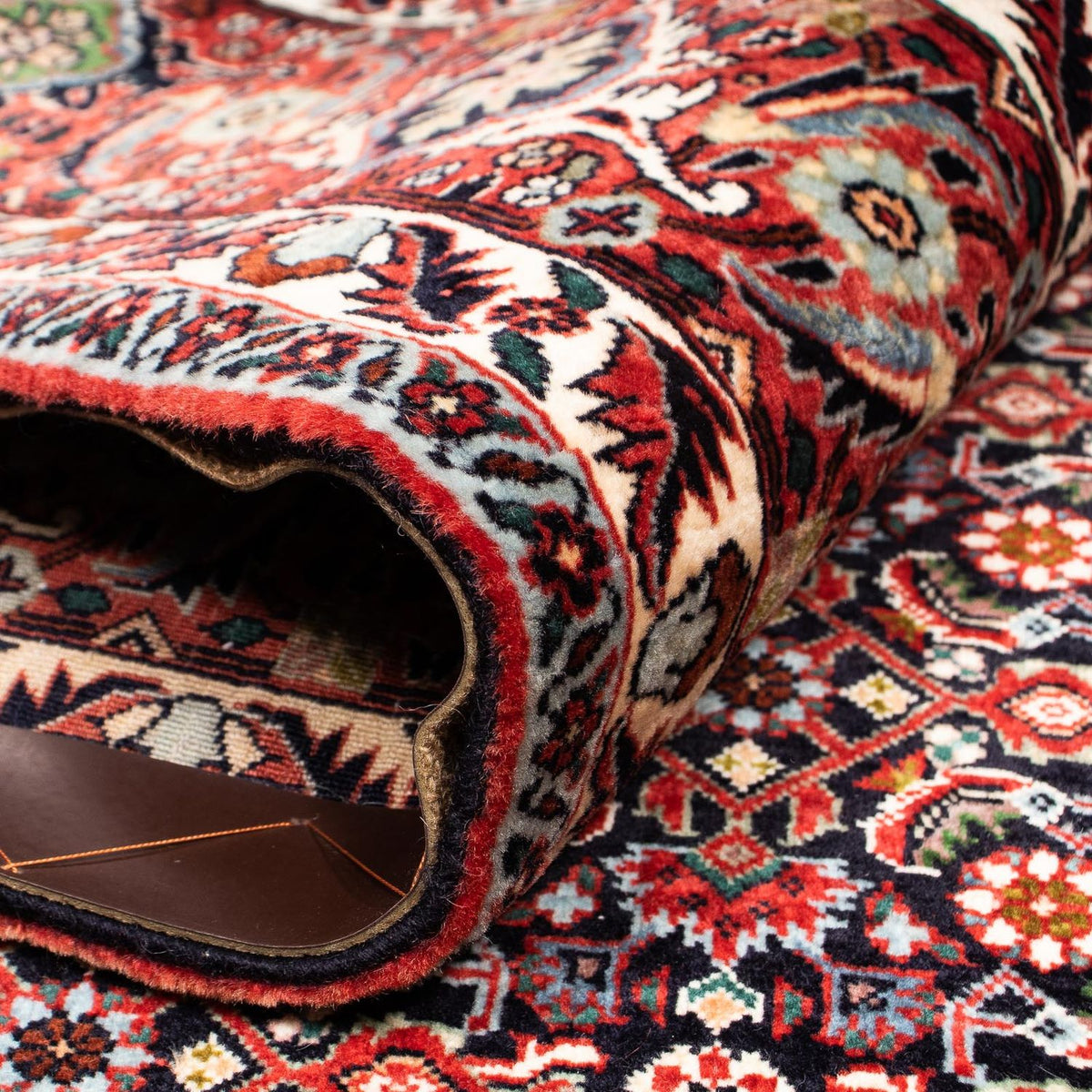 Perser Rug - Bidjar - 248 x 205 cm - dark red