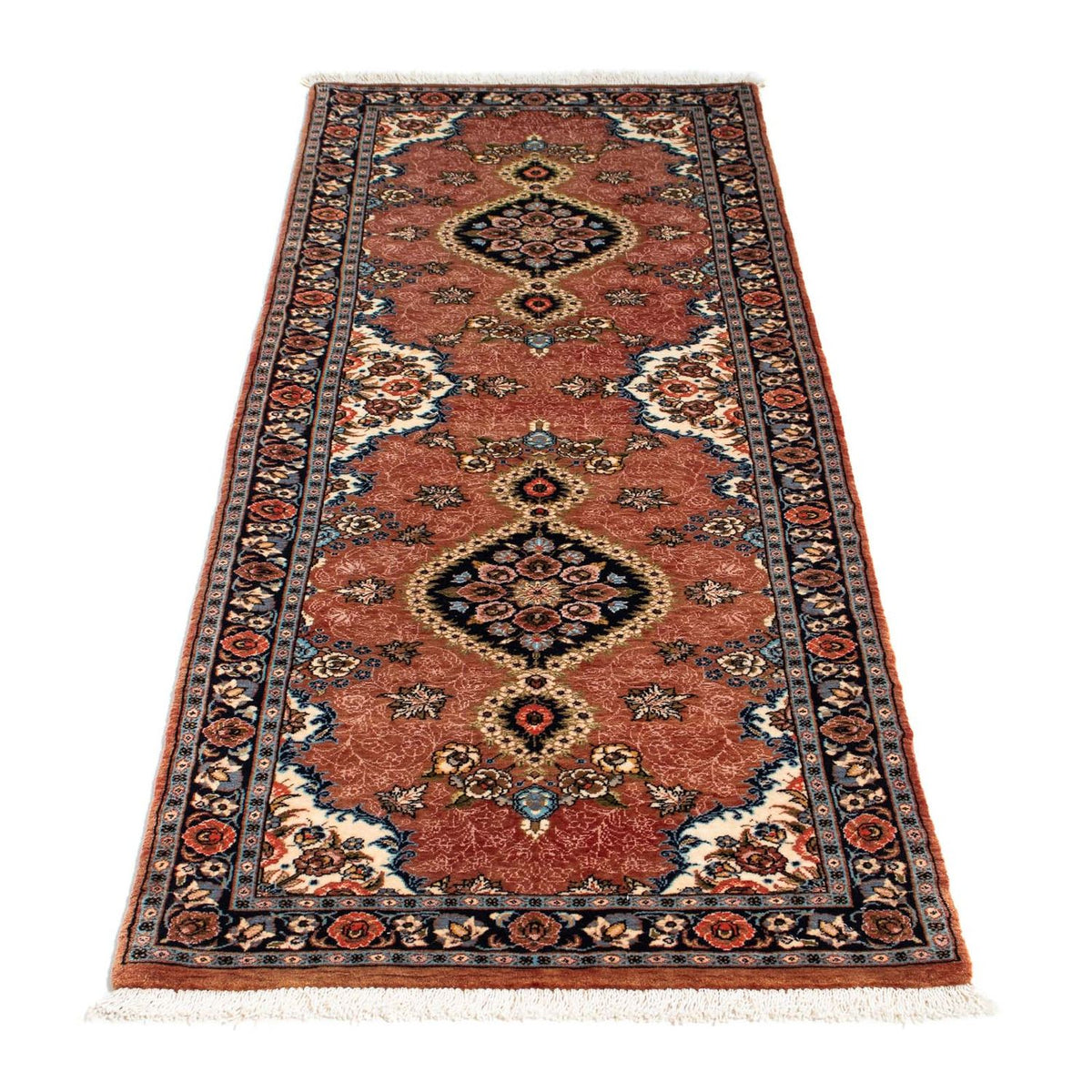 Runner Perser Rug - Ghom - 192 x 68 cm - rust