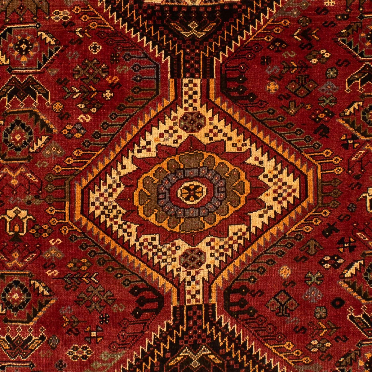 Perser Rug - Nomadic - 285 x 185 cm - dark red