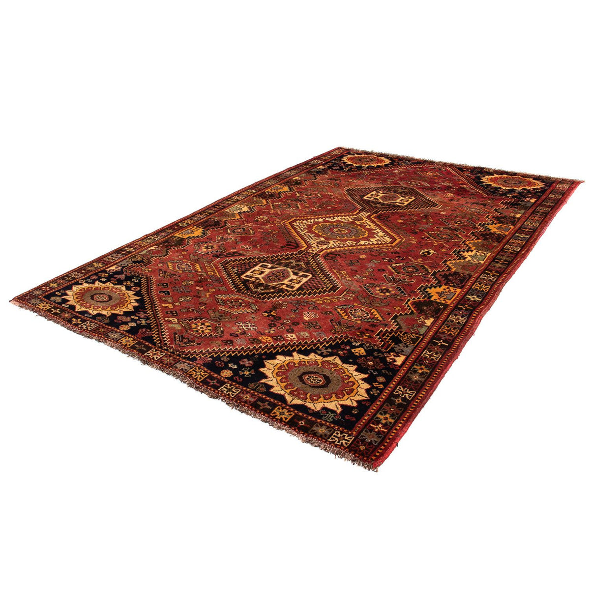Perser Rug - Nomadic - 285 x 185 cm - dark red