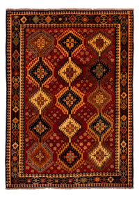 Perser Rug - Nomadic - 280 x 202 cm - dark red