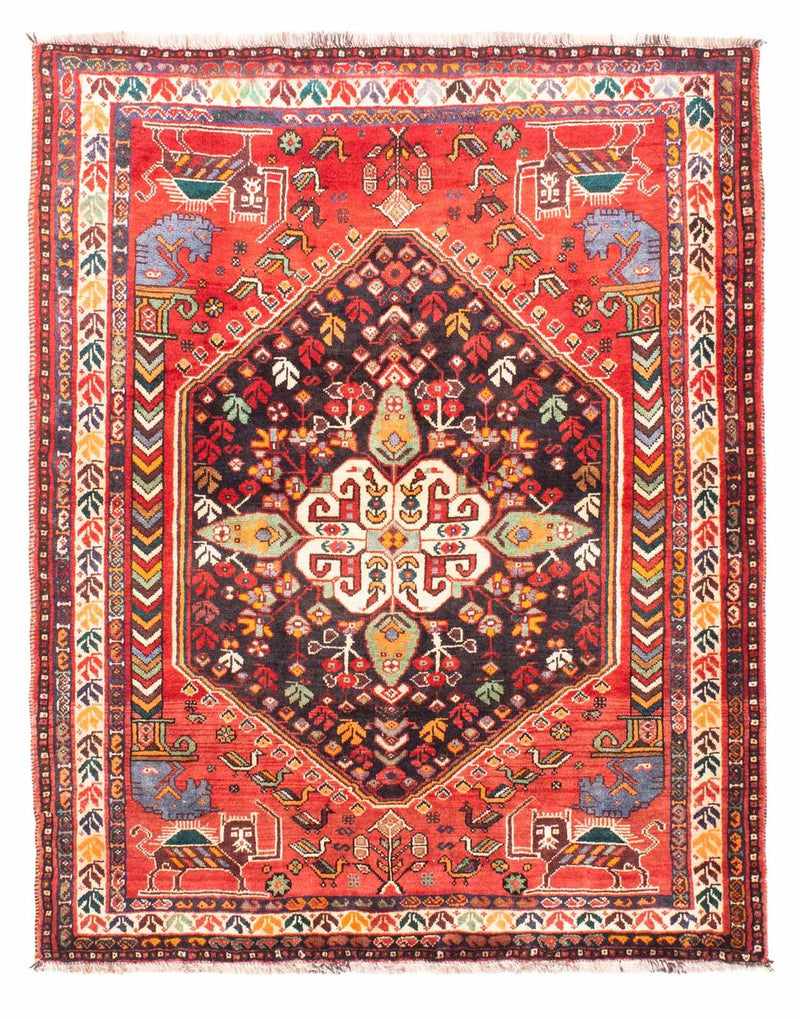 Perser Rug - Nomadic - 153 x 120 cm - red